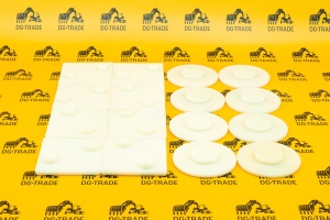 Комплект направляющих аутригера (6,0мм, белый) Terex (OEM) 3519715M1+3518965M1