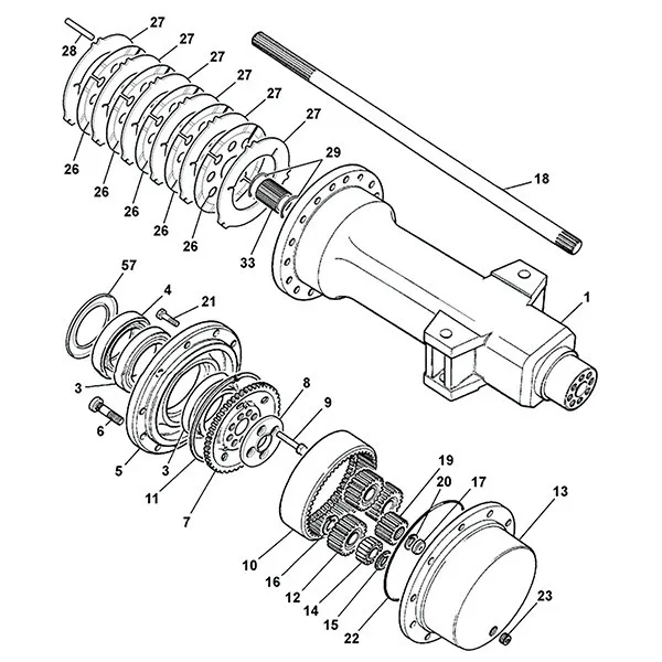 Поиск неисправностей тормозной системы JCB