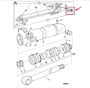 Ремкомплект клапана JCB 332/G9527